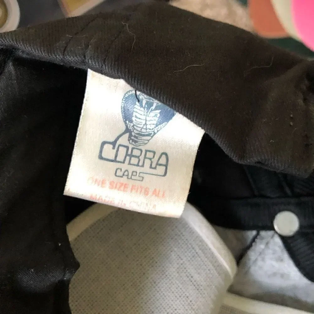 Vintage Cobra Caps Life’s a Mountain Whitetop, Virginia Black Adjustable Basebal